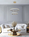 Lampa Wisząca LHJ007-CP2 Złota 5