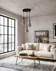 Lampa Wisząca APP1125-3CP Black Gold 5