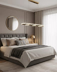 LAMPA SUFITOWA WISZĄCA LED G135-CP Złota 5