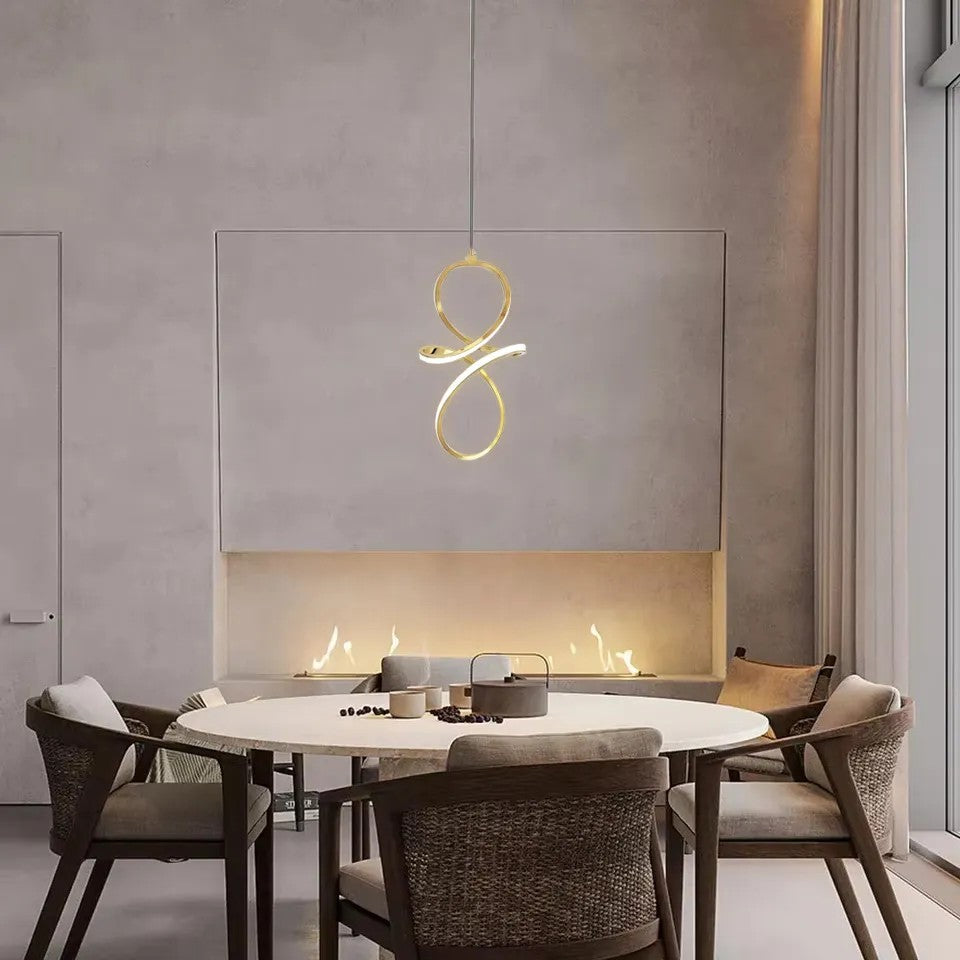 LAMPA WISZĄCA LED LHJ091-1CP GOLD 5