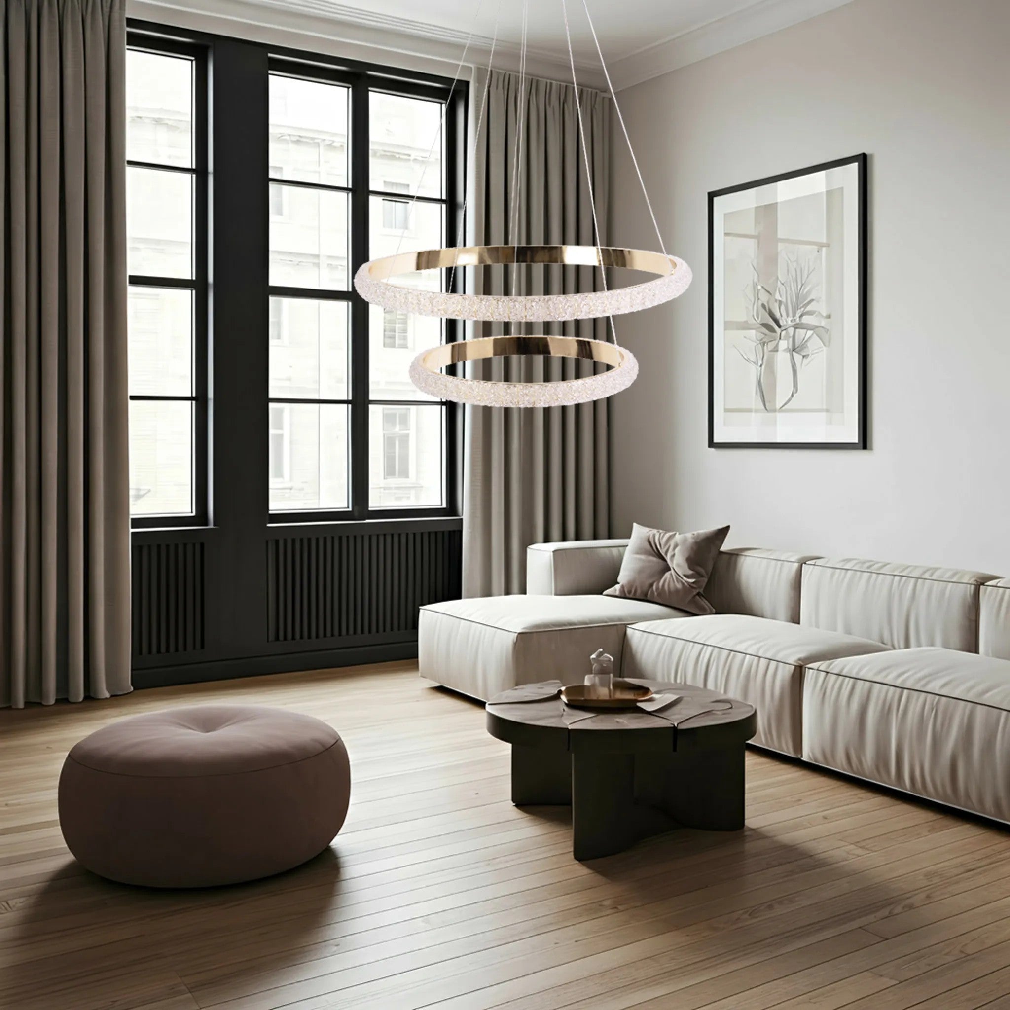 LAMPA WISZĄCA LED G045-2CP GOLD 5