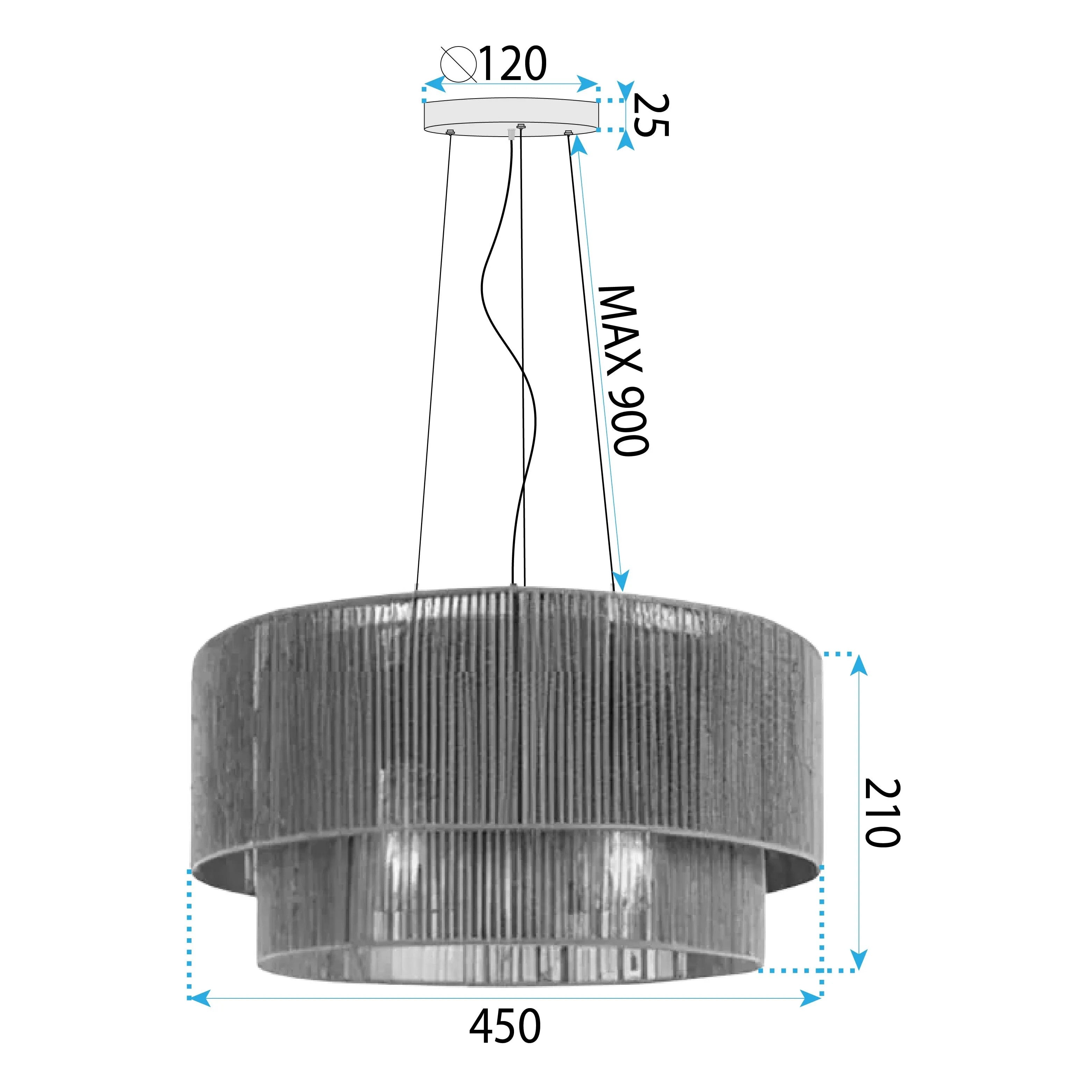 LAMPA SUFITOWA APP1837-1CP 5