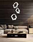 LAMPA WISZĄCA LED G012-3CPR ZŁOTA 5