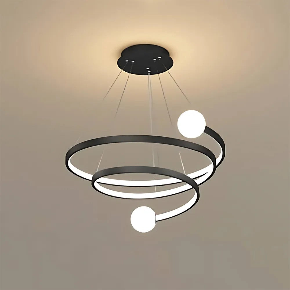 Lampa Wisząca LED LHJ029-CP CZARNA 5