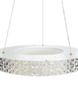 LAMPA WISZĄCA LED MS001-CP Różowe Złoto 40cm 5