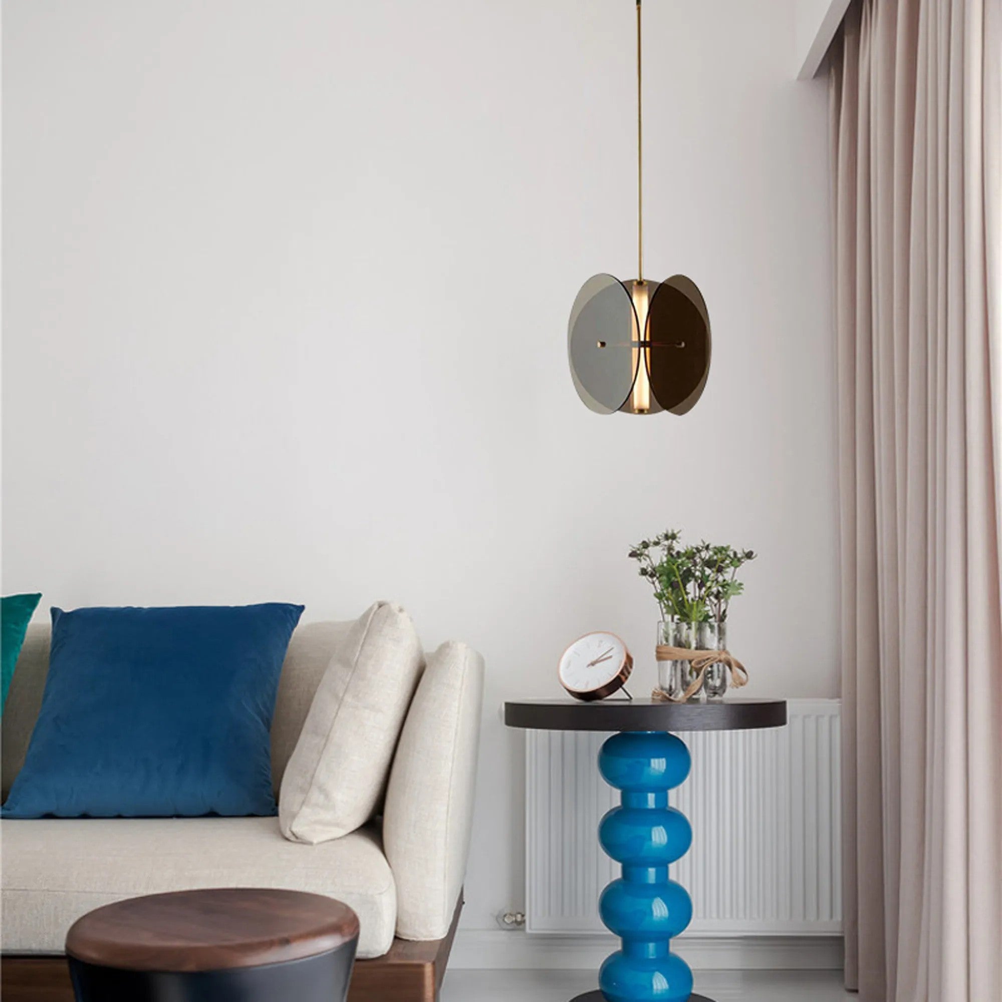LAMPA SUFITOWA WISZĄCA Czarna APP1675-CP Round 5
