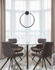 LAMPA SUFITOWA WISZĄCA LED APP1398-CP BLACK 50cm 5