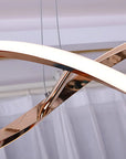 LAMPA WISZĄCA SUFITOWA LED LHJ021-CP JASNE RÓŻOWE ZŁOTO 5