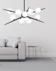 Lampa Wisząca APP999-12CP Czarna 5