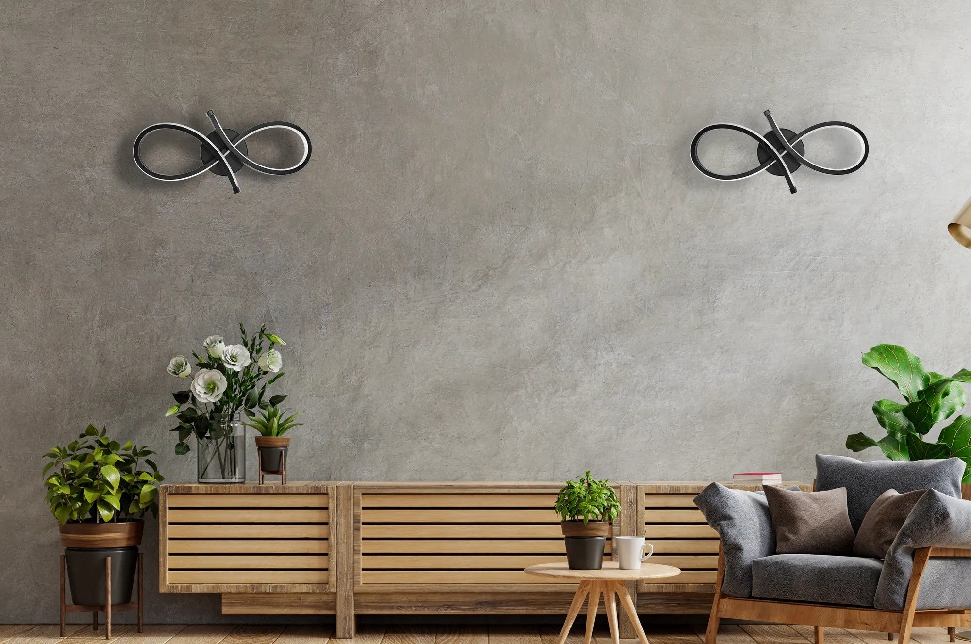 LAMPA ŚCIENNA KINKIET LED APP1050-W Czarna 5