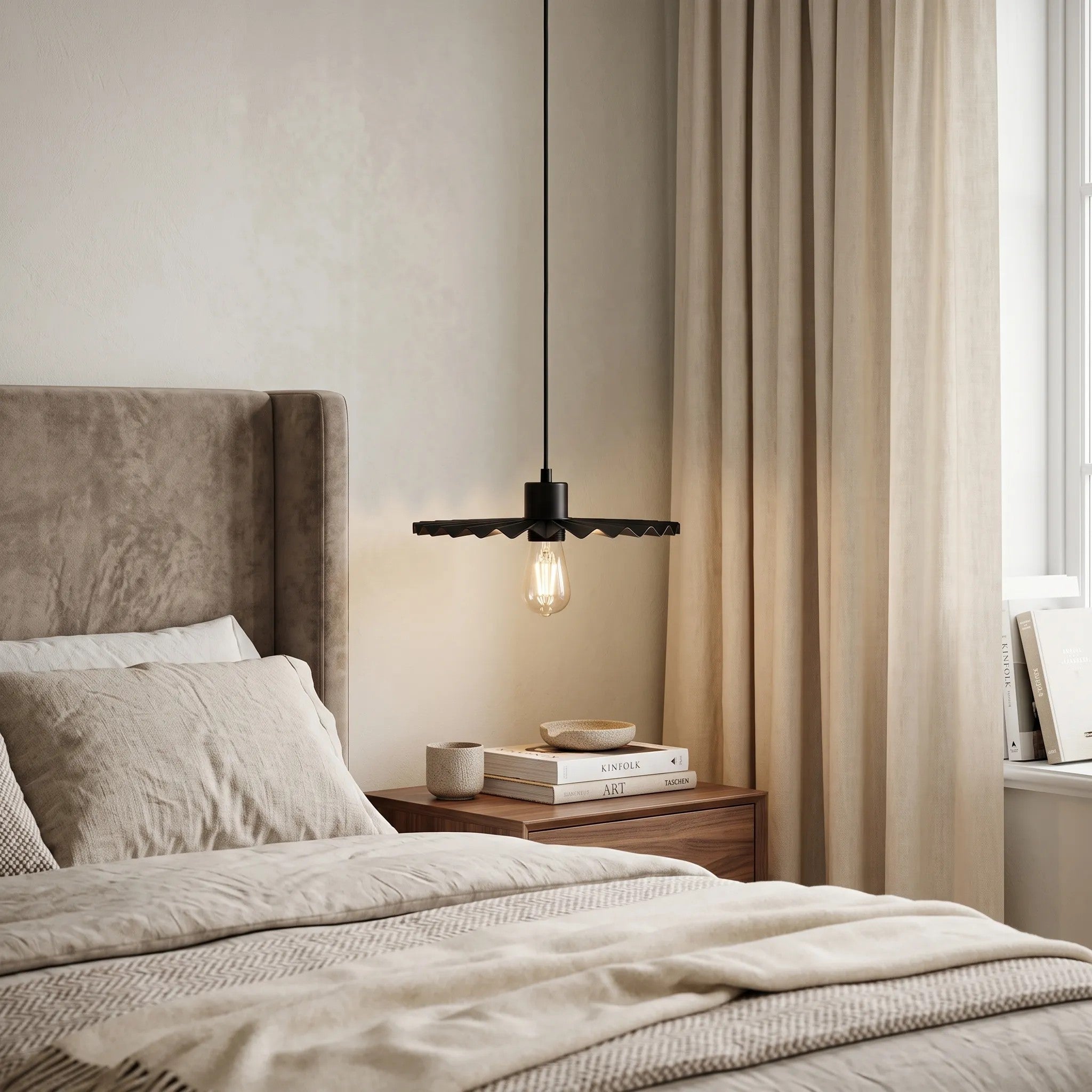 LAMPA SUFITOWA WISZĄCA APP1353-1CP Czarny 5