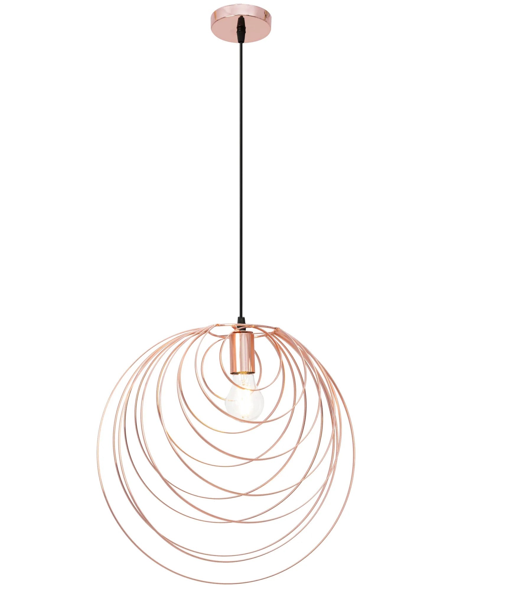 LAMPA SUFITOWA GEOMETRYCZNA APP427-1CP Rózowe Złoto 5