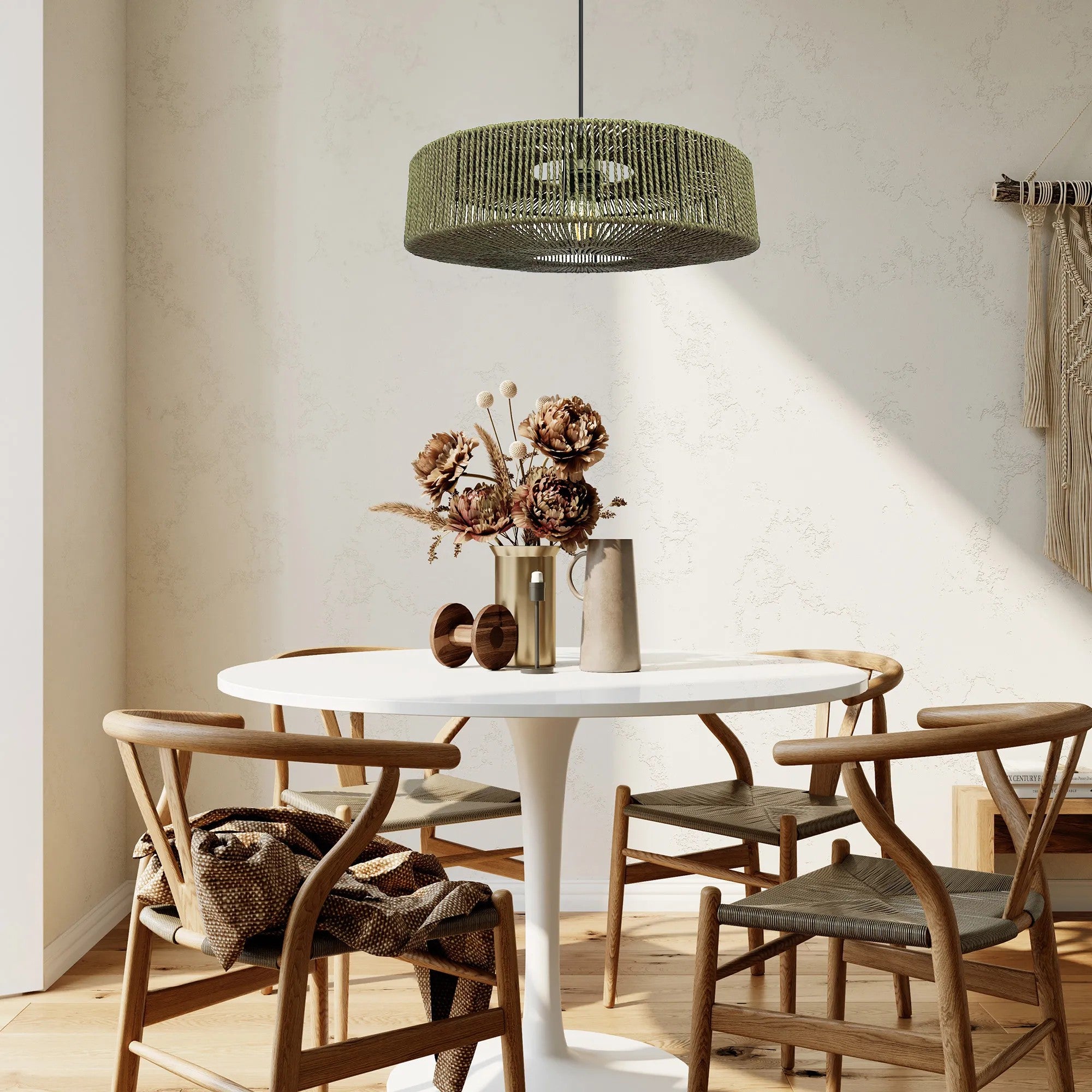 Lampa Wisząca Boho APP1296-1CP GREEN 5