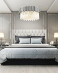 Lampa Sufitowa Plafon Kryształowa APP1480-1C Chrom 5