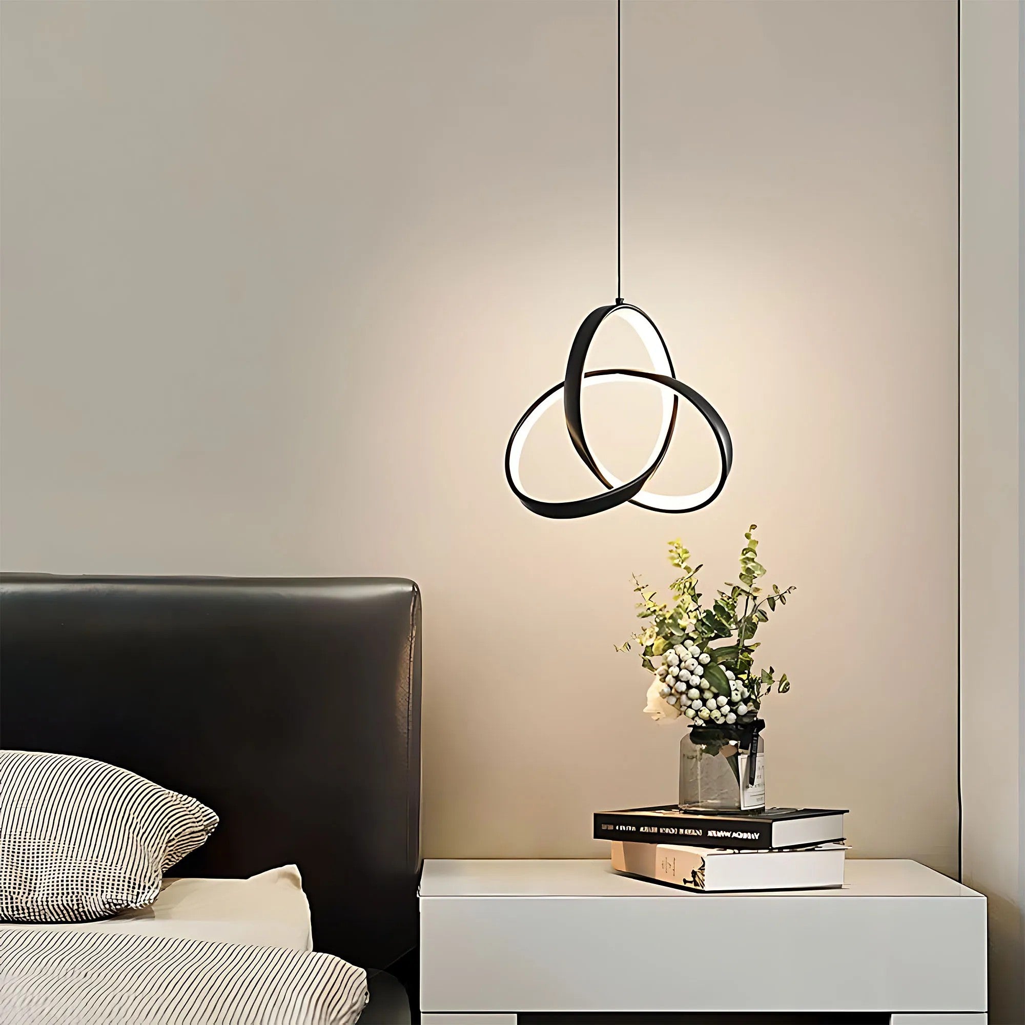 LAMPA SUFITOWA WISZĄCA LED APP1784-CP CZARNA 5