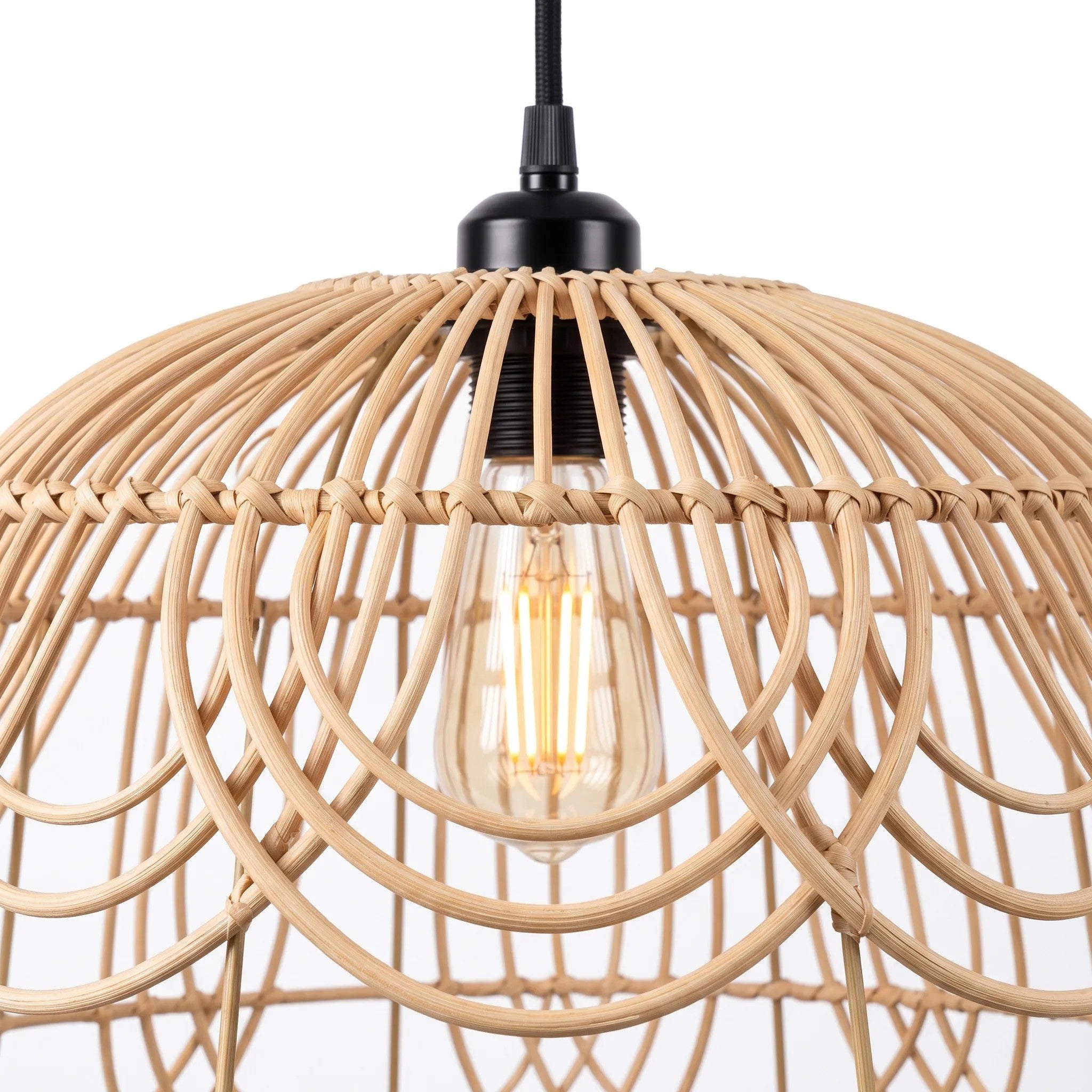 LAMPA SUFITOWA WISZĄCA NATURAL BOHO APP1352-1CP 40 Cm 5