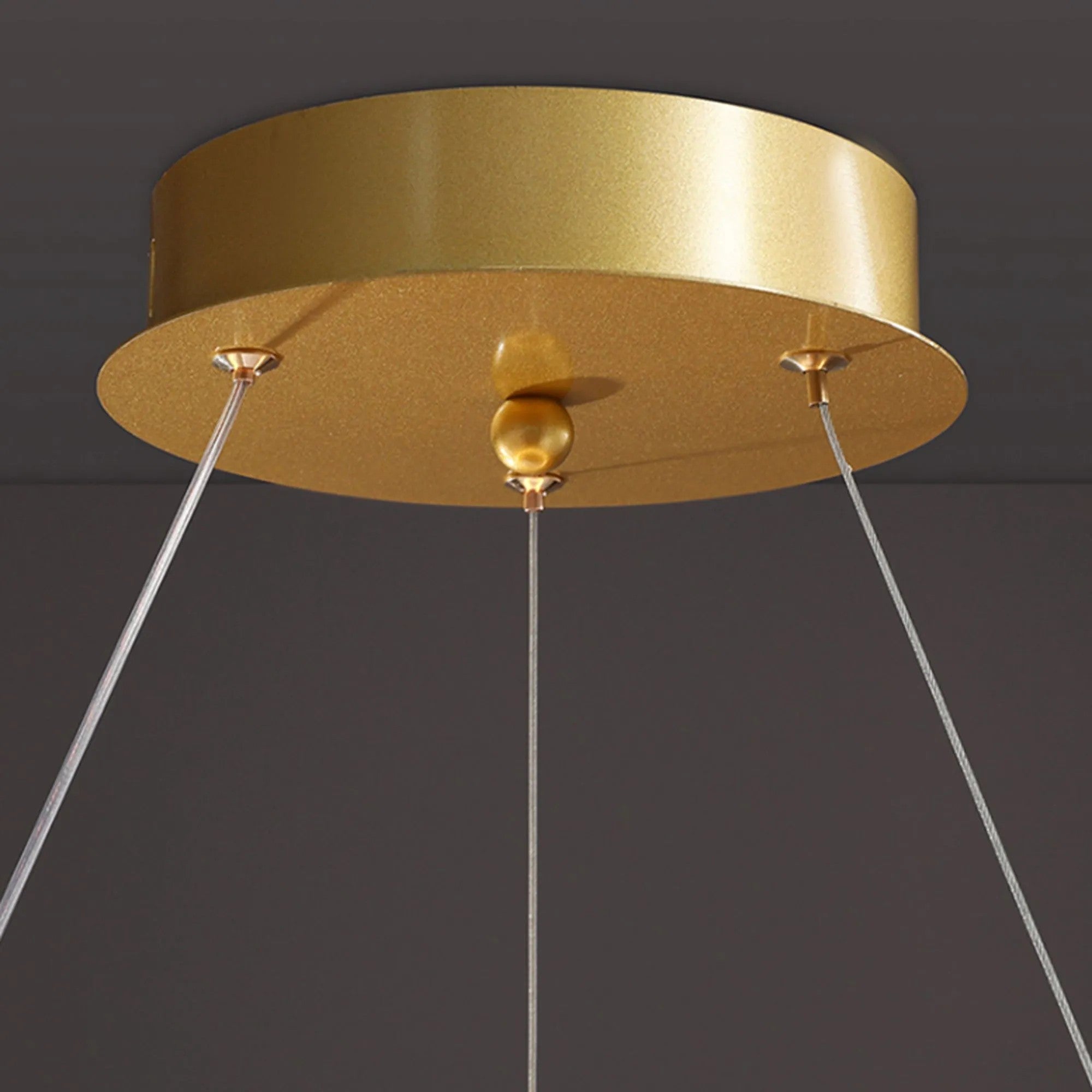 Lampa Wisząca APP1189-CP Złota 40cm 5