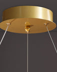 Lampa Wisząca APP1189-CP Złota 40cm 5
