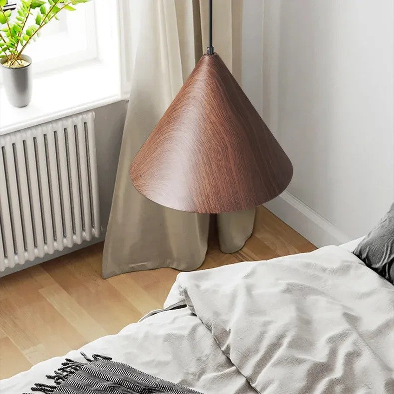 LAMPA SUFITOWA WISZĄCA APP1443-1CP DARK WOOD 5