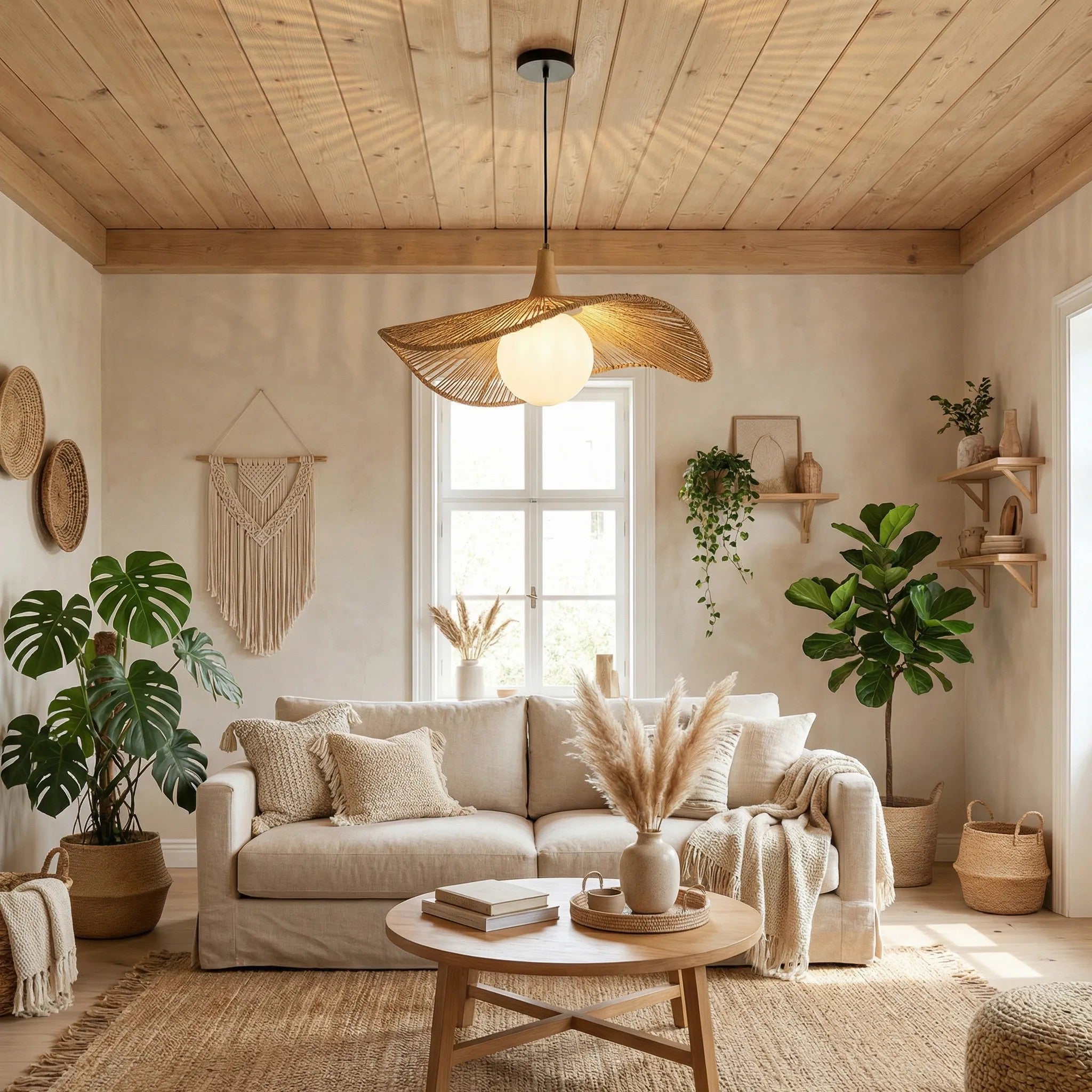 Lampa Sufitowa Wisząca Boho APP1932-1CP 50CM 5