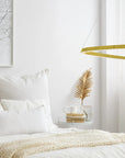 Lampa Sufitowa Wisząca Loop LED APP797-cp Złota + Pilot 5