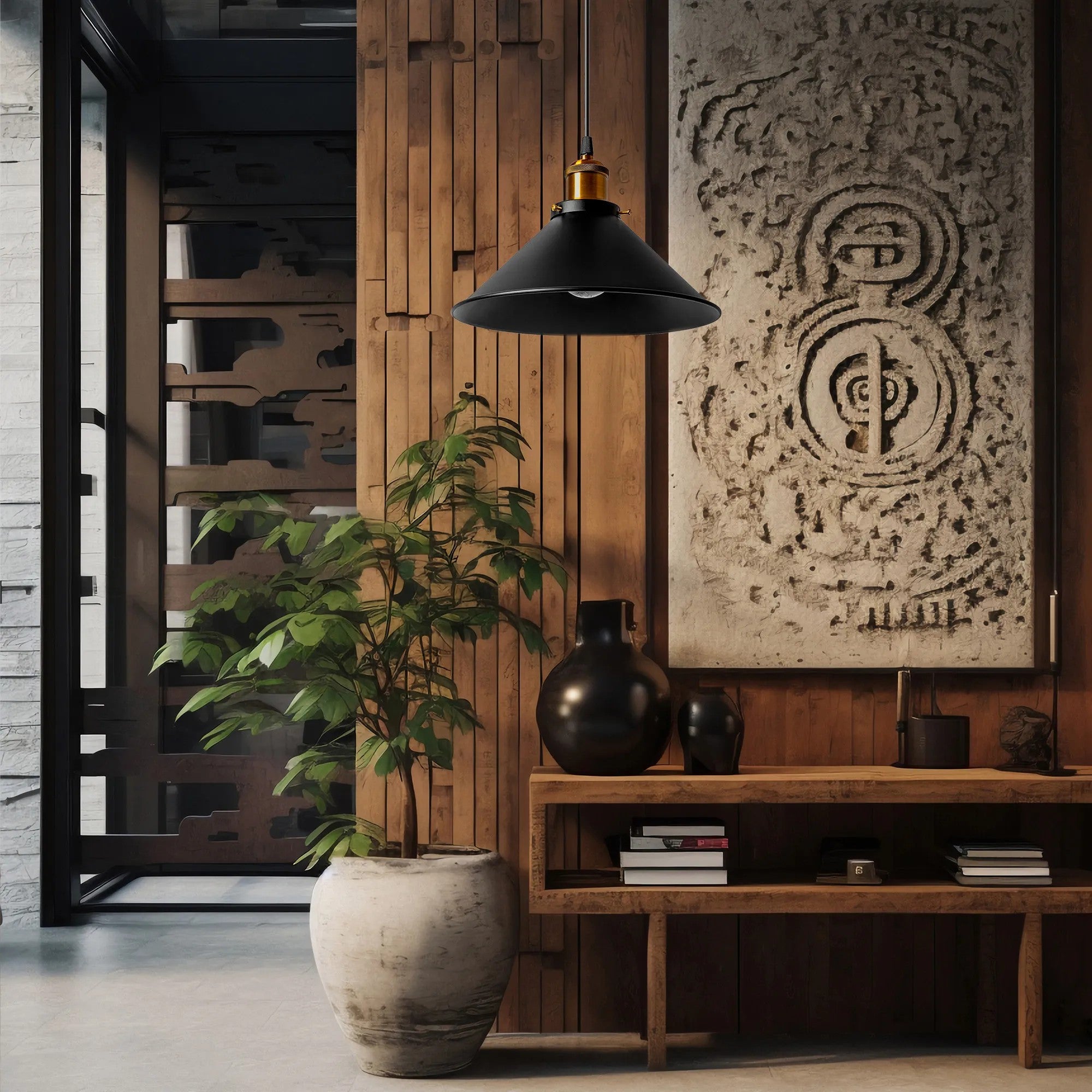 LAMPA SUFITOWA WISZĄCA PORTO BLACK APP016-1CP 5