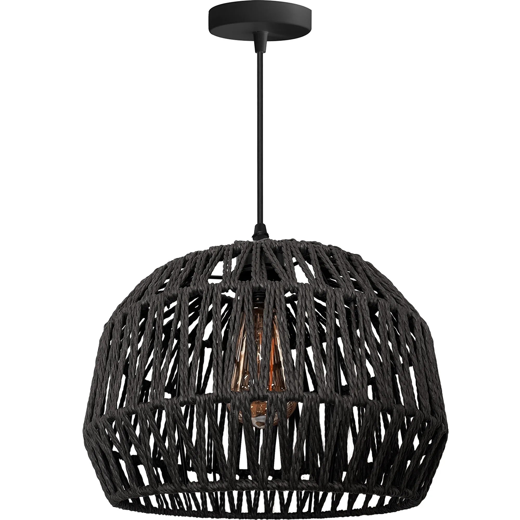 Lampa Wisząca Boho APP1483-1CP Czarna 5