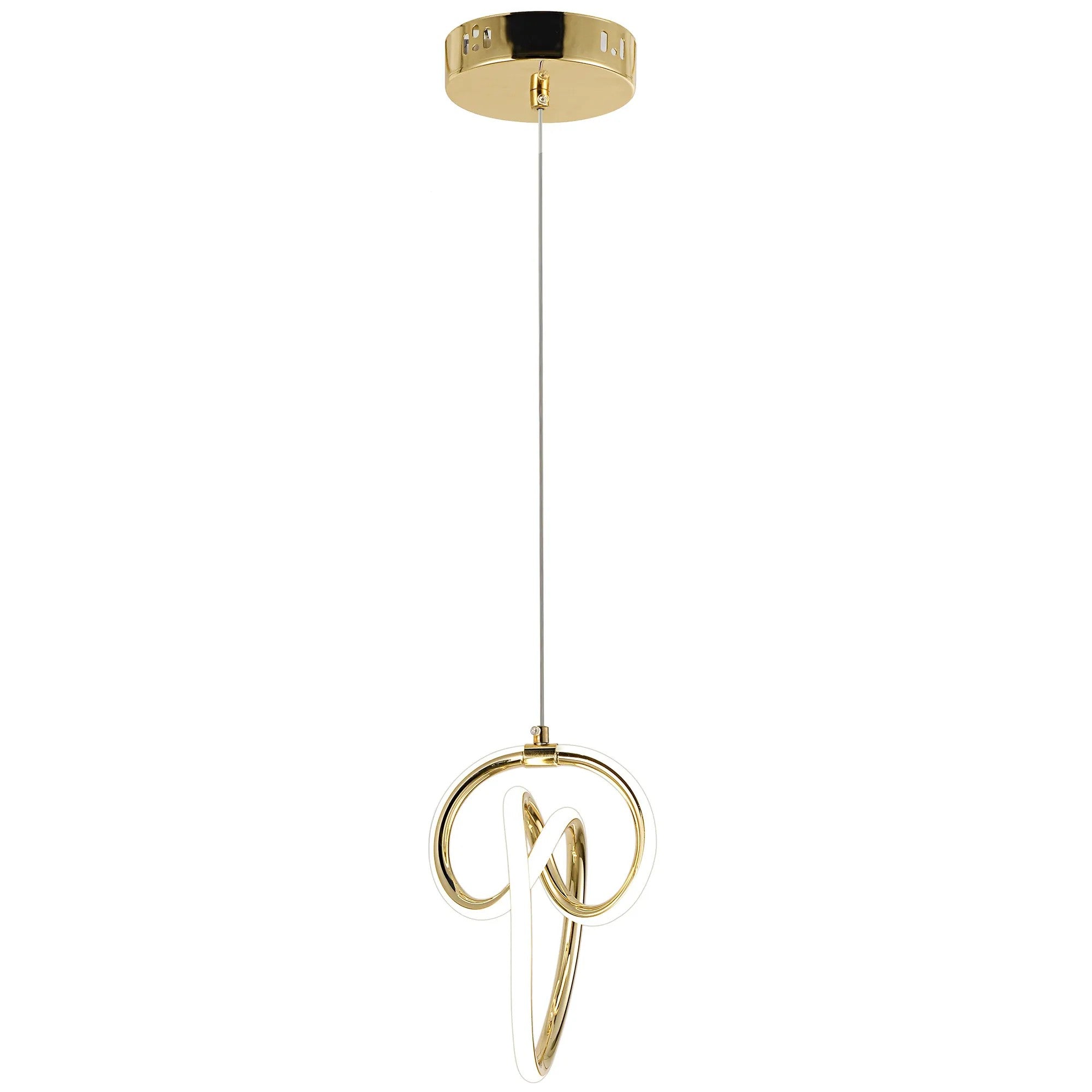 LAMPA WISZĄCA LED LHJ092-1CP Złota 5