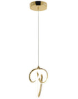 LAMPA WISZĄCA LED LHJ092-1CP Złota 5