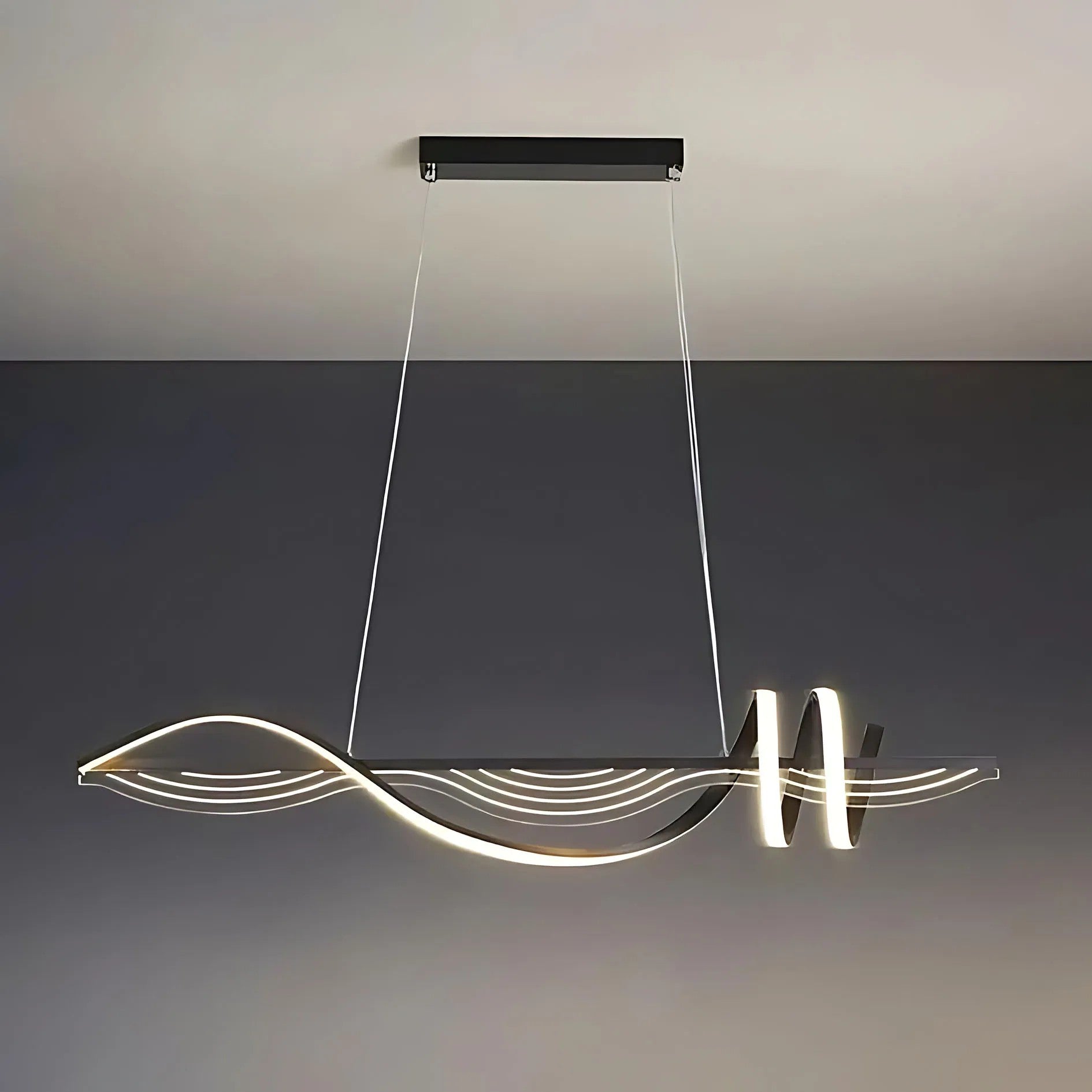Lampa WISZĄCA LED LHJ041-CP 100 Cm CZARNA 5