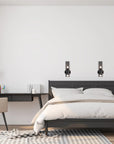 LAMPA ŚCIENNA KINKIET APP1208-2W Czarna 5