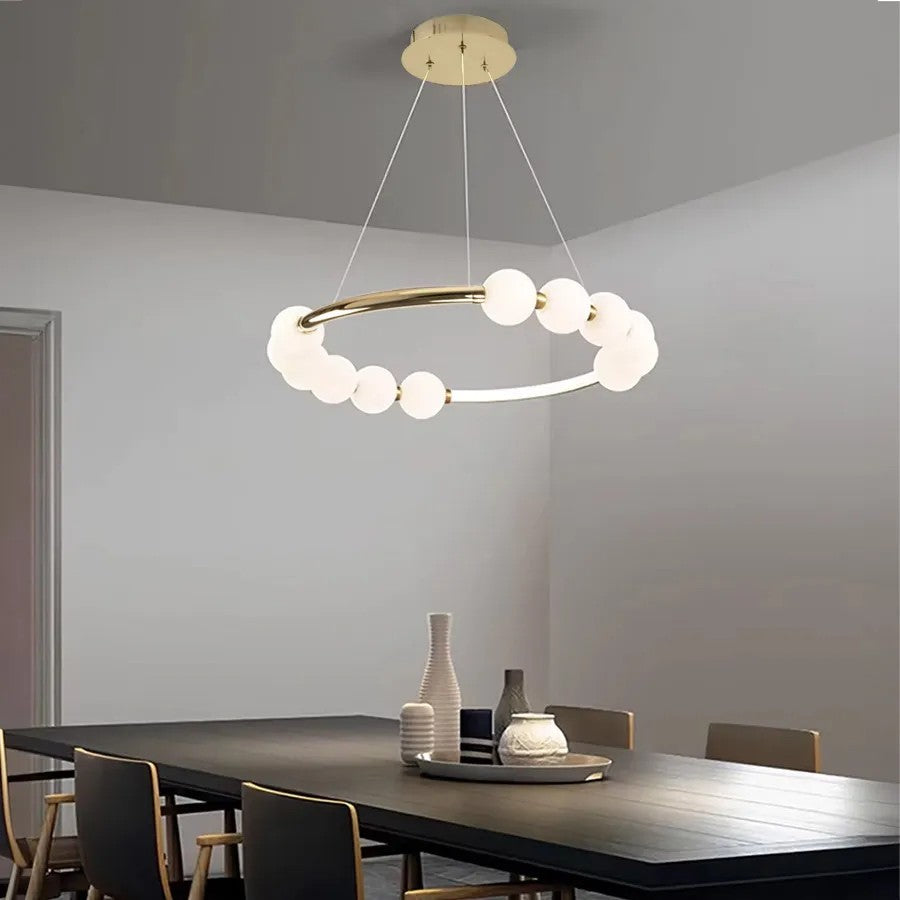 Lampa Wisząca LED APP1553-CP Gold 5