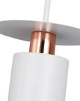 Lampa Wisząca APP1146-1CP Biało Różowe Złoto 5