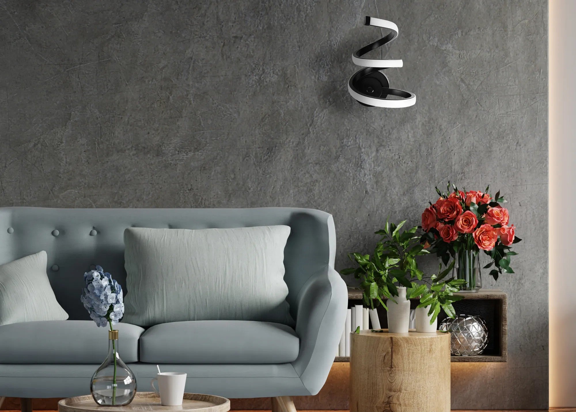 LAMPA ŚCIENNA KINKIET LED APP1052-W Czarny MAT 5