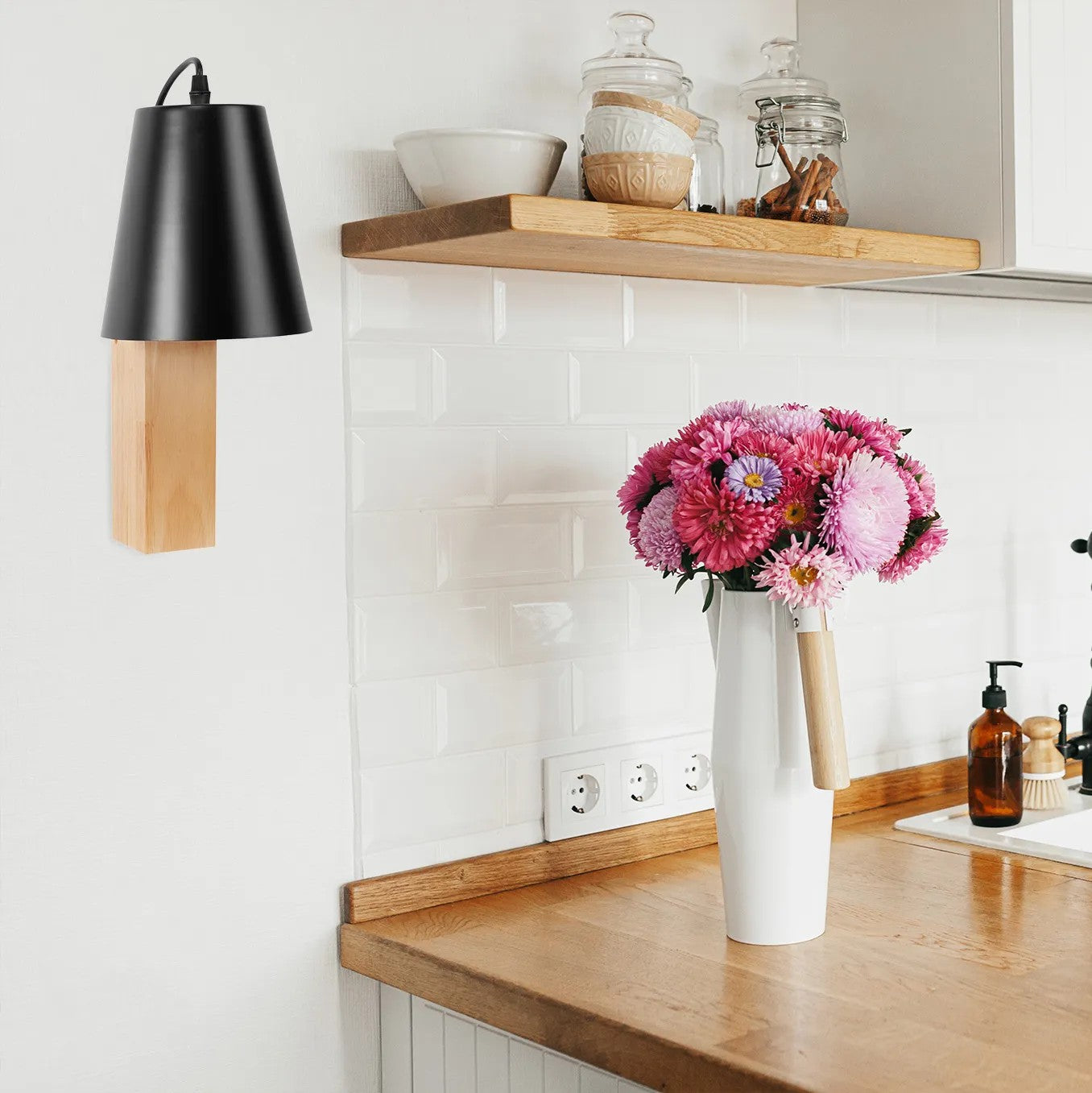 LAMPA KINKIET LOFT APP1279-1W BLACK 5