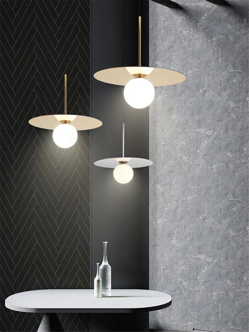 Lampa Wisząca Klosz 10cm APP939-1CP Złota 5
