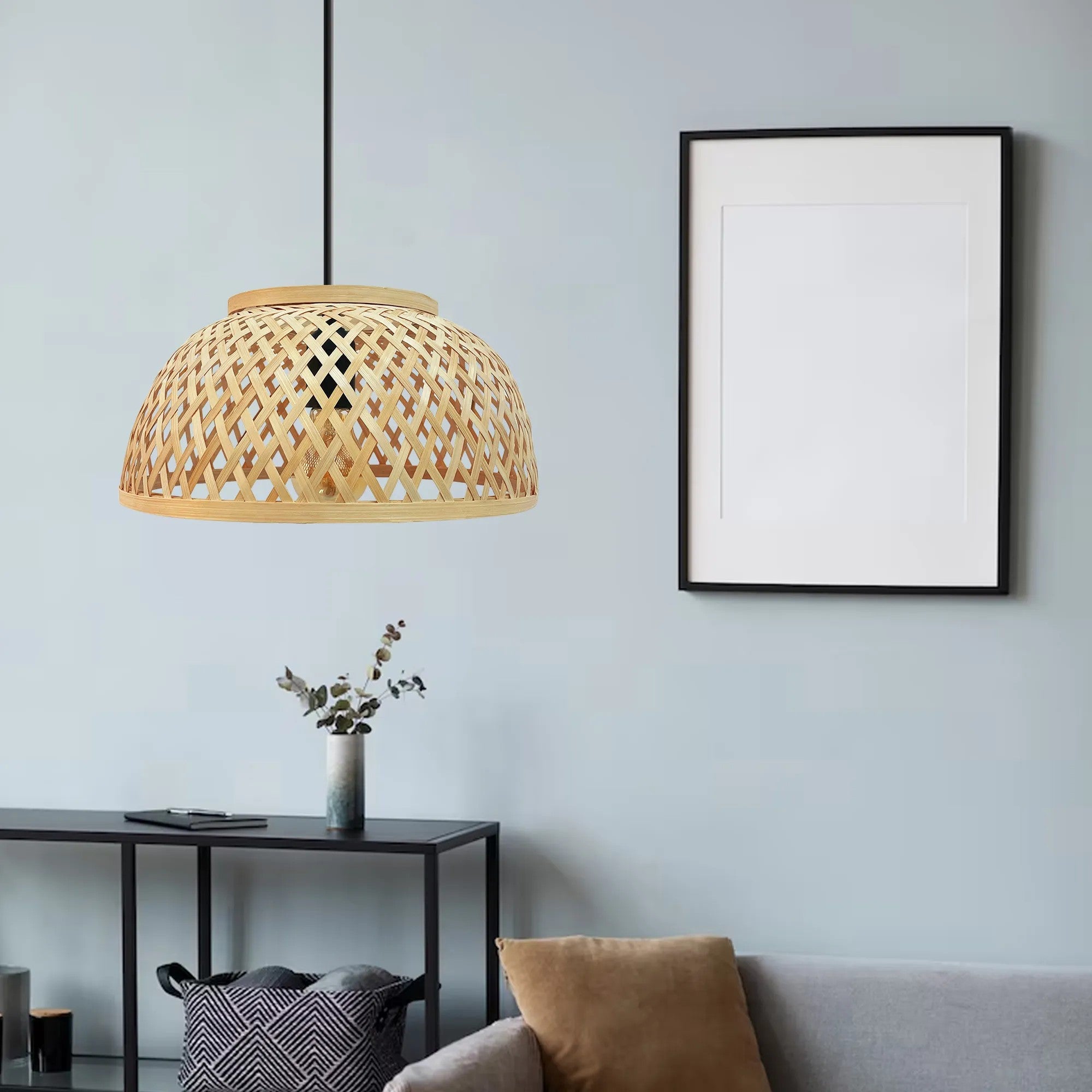 LAMPA WISZĄCA BAMBUSOWA APP1628-1CP 5