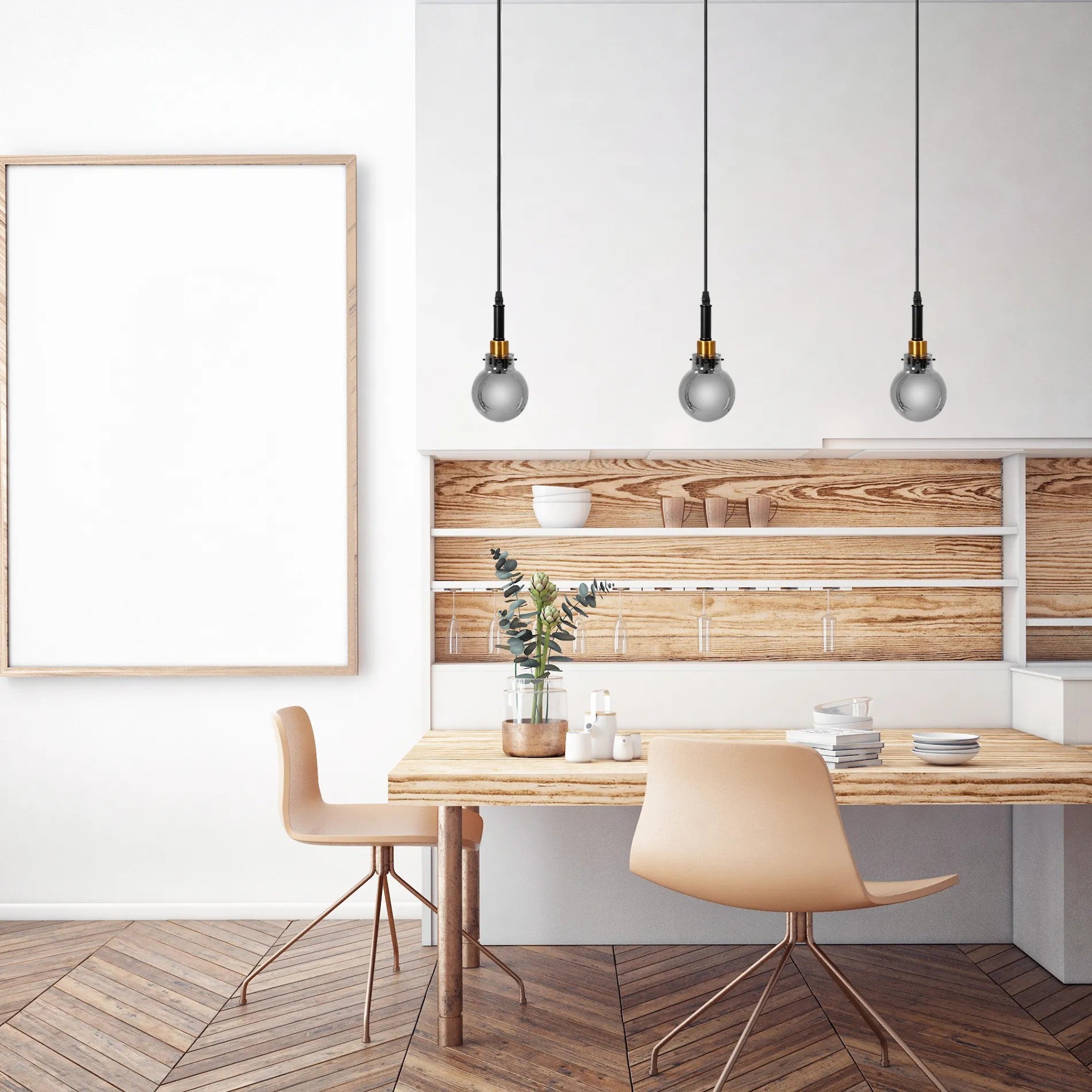 Lampa Wisząca APP1124-1CP Black Gold 5
