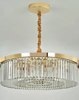 Lampa Kryształowa Wisząca APP1531-8CP4 Złota 5