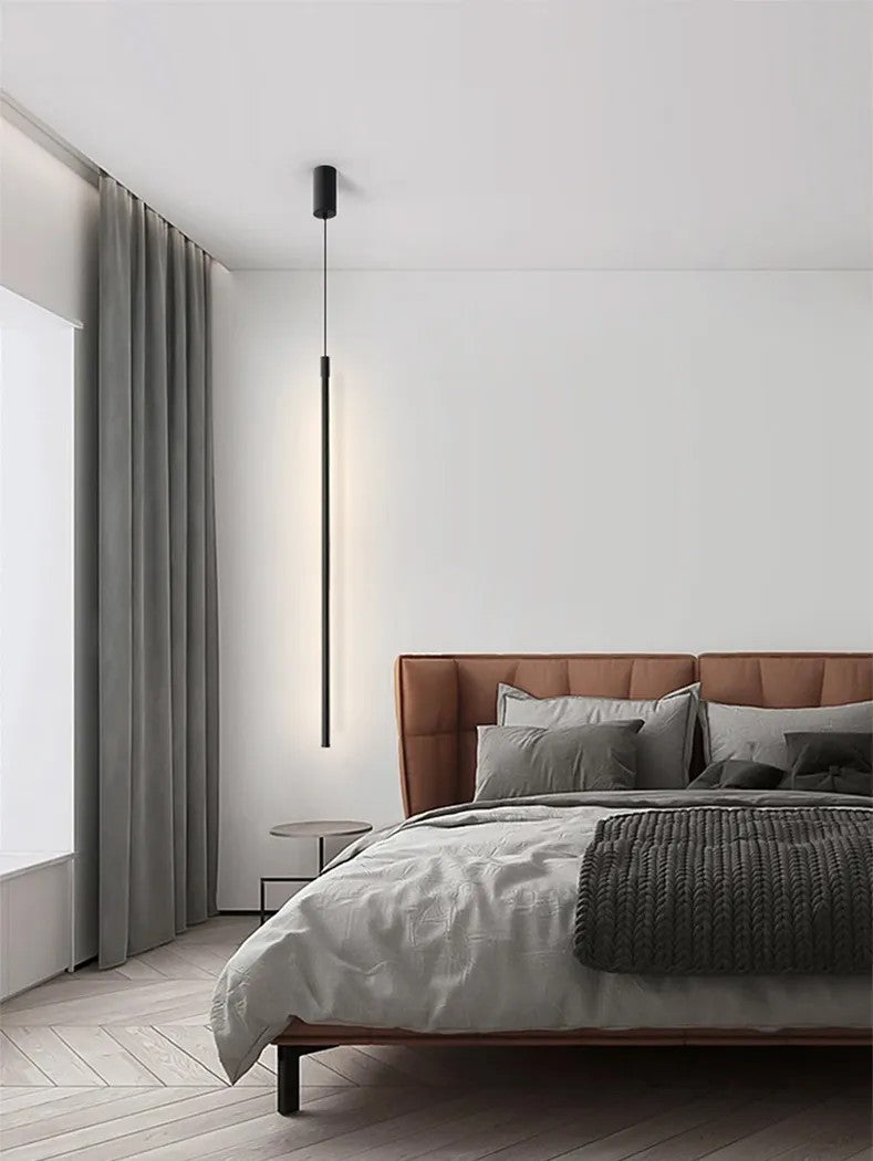 LAMPA SUFITOWA WISZĄCA LED APP1413-C BLACK 100cm 5