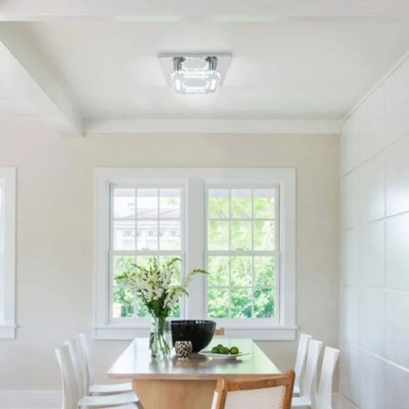 Lampa Sufitowa Kryształowa Plafon Glamour 8W APP406-C Neutralna 5