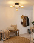 Lampa Wisząca APP1117-3C Czarno Złota 5