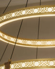 LAMPA WISZĄCA LED LHJ037-CP2 ZŁOTA 5