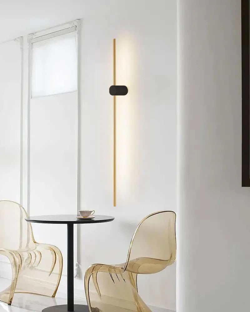 KINKIET ŚCIENNY LED LHJ062-W CZARNO ZŁOTY 5