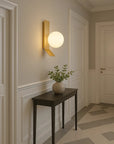 Kinkiet Ścienny APP1759-1W Brush Gold/White 5
