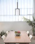Lampa Sufitowa Wisząca Szklany Klosz APP1702-1CP GREY B 5