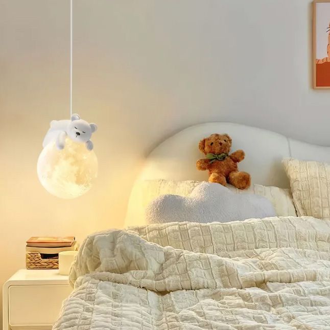 Lampa Sufitowa Wisząca White Bear APP1597-1CP 8