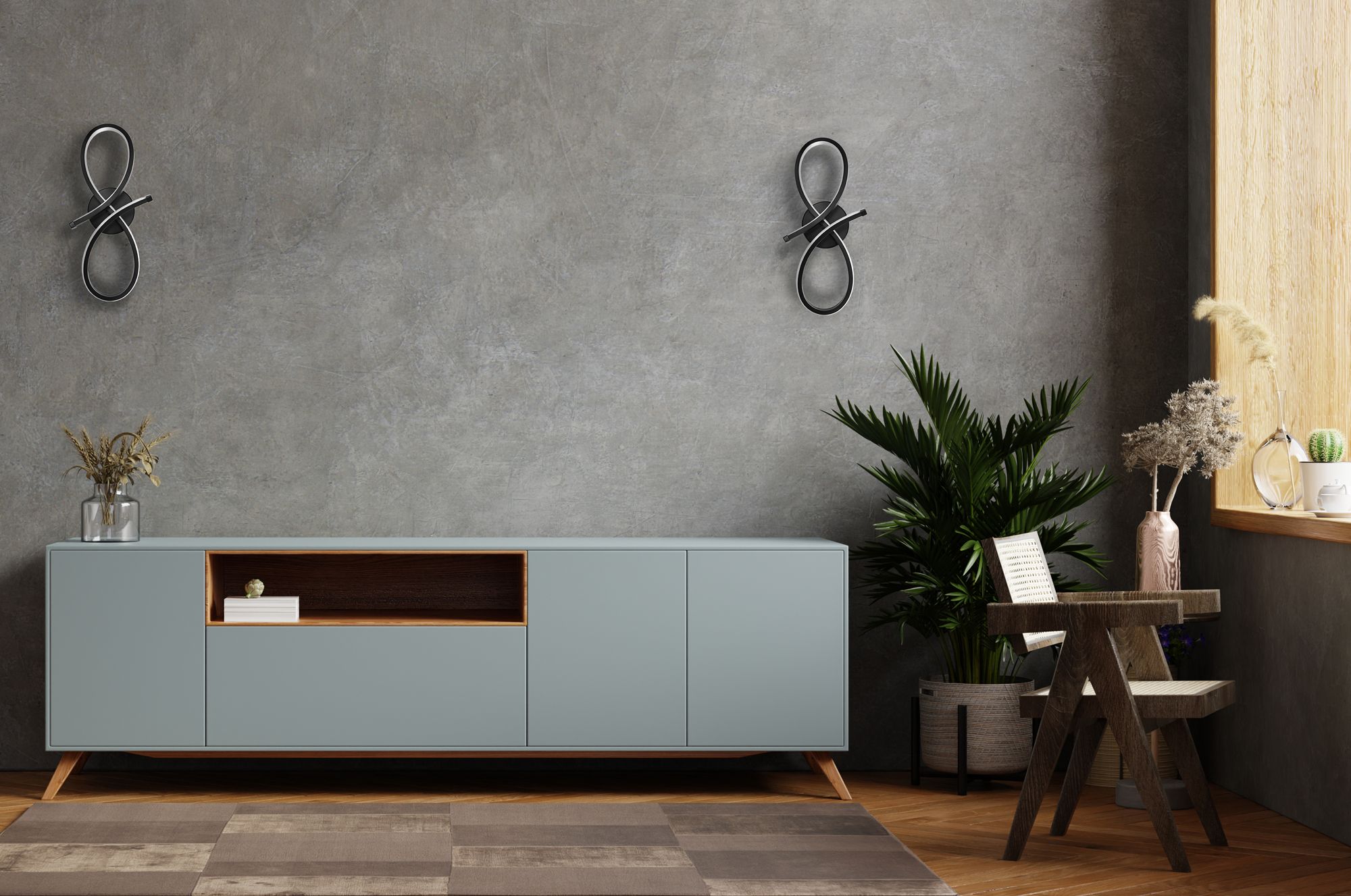 Lampa Ścienna Kinkiet Led App1050-w Czarna