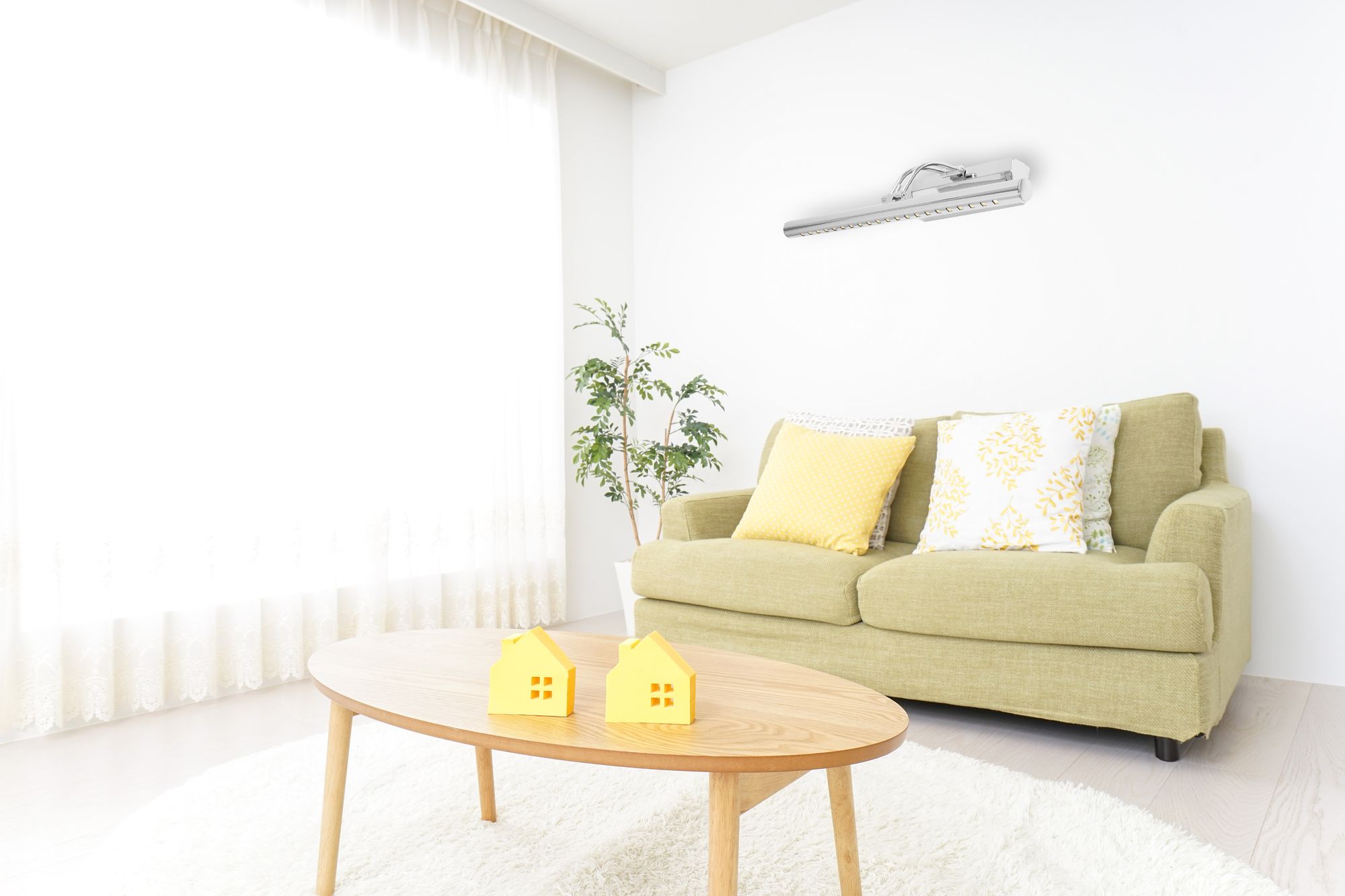 Lampa Kinkiet Łazienkowy Led Nad Lustro 5w 40cm App364-1w Chrom