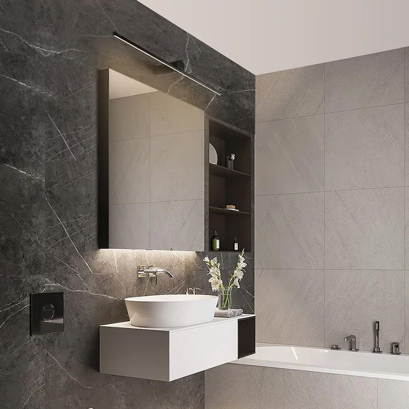 Kinkiet Łazienkowy Led 40cm App1341-w Black